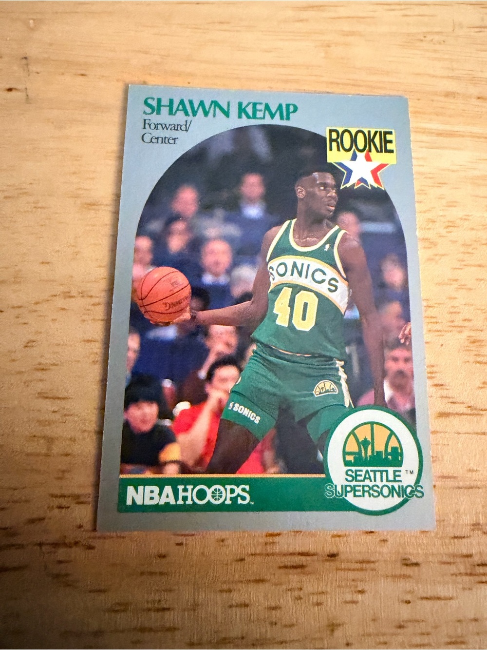 Seattle SuperSonics Shawn Kemp Rookie Card